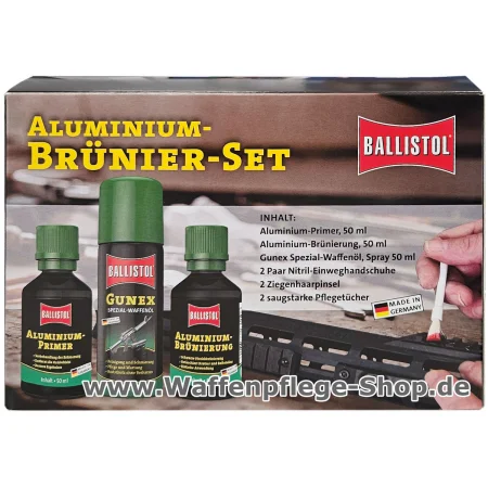 Aluminium Brünierung im Set Aluminium Brünierung im Set