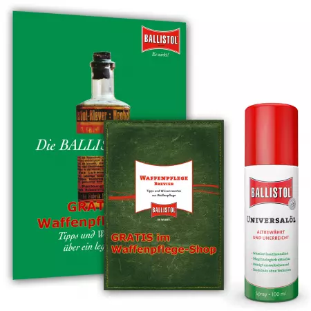 100 ml Ballistol Spray + gratis Ballistol Story und Waffenpflege-Brevier