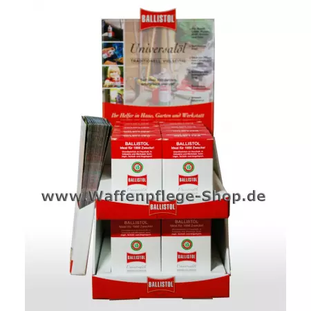 Display Ballistol Pflegetücher - 20 Boxen mit je 10 Tücher