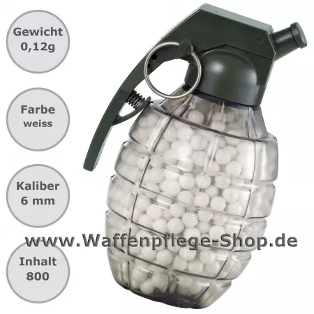 BBs 0,12 g Handgranate weiß BBs 0,12 g Handgranate weiß
