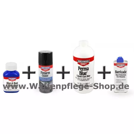 Birchwood Casey Großes-Set zum restaurieren von gebläuten Stahl Birchwood Casey Großes-Set zum restaurieren von gebläuten Stahl