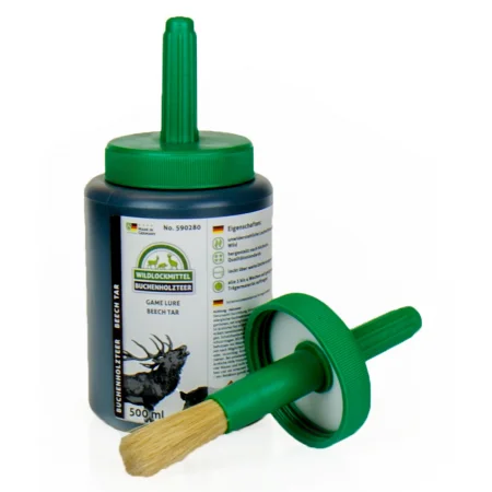 Buchenholzteer 500 ml Dose mit Pinsel Buchenholzteer 500 ml Dose mit Pinsel