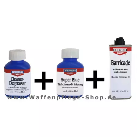 Birchwood Casey Set mit starkem Brüniermittel