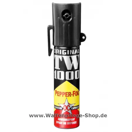Pfefferspray mit kegelförmigem Sprühstrahl Pfefferspray mit kegelförmigem Sprühstrahl