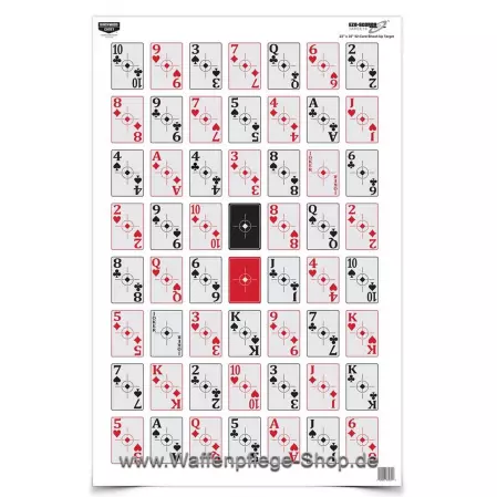 Zielscheibe Kartenspiel Zielscheibe Kartenspiel