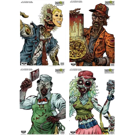 Zombie Zielscheiben mit Splattering-Target Farb-Effekt Zombie Zielscheiben mit Splattering-Target Farb-Effekt