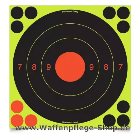 ISSF 20cm Zielscheiben mit Farb-Effekt ISSF 20cm Zielscheiben mit Farb-Effekt