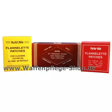 Parker Hale Patches aus Flanell Parker Hale Patches aus Flanell