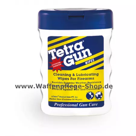 Tetra Gun Tücher zur Waffenreinigung Tetra Gun Tücher zur Waffenreinigung