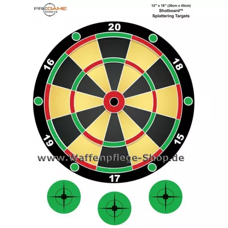 Zielscheibe Dartscheibe