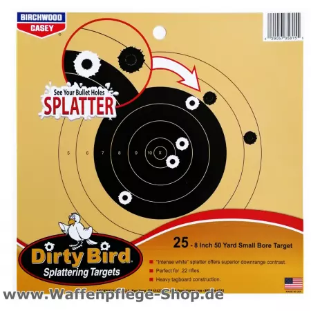 Birchwood Casey Dirty Bird Leucht Zielscheibe Dirty Bird Leucht Zielscheibe
