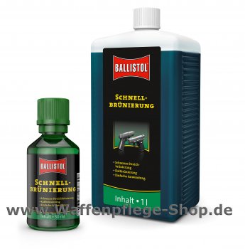 Klever Schnellbrünierung