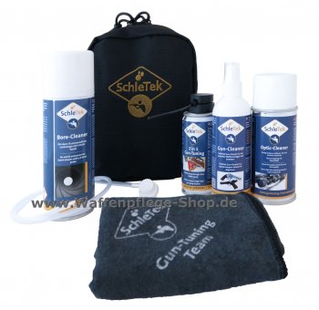 SchleTek Waffenpflege-Set Plus inkl. einer hochwertigen Cordura-Tasche