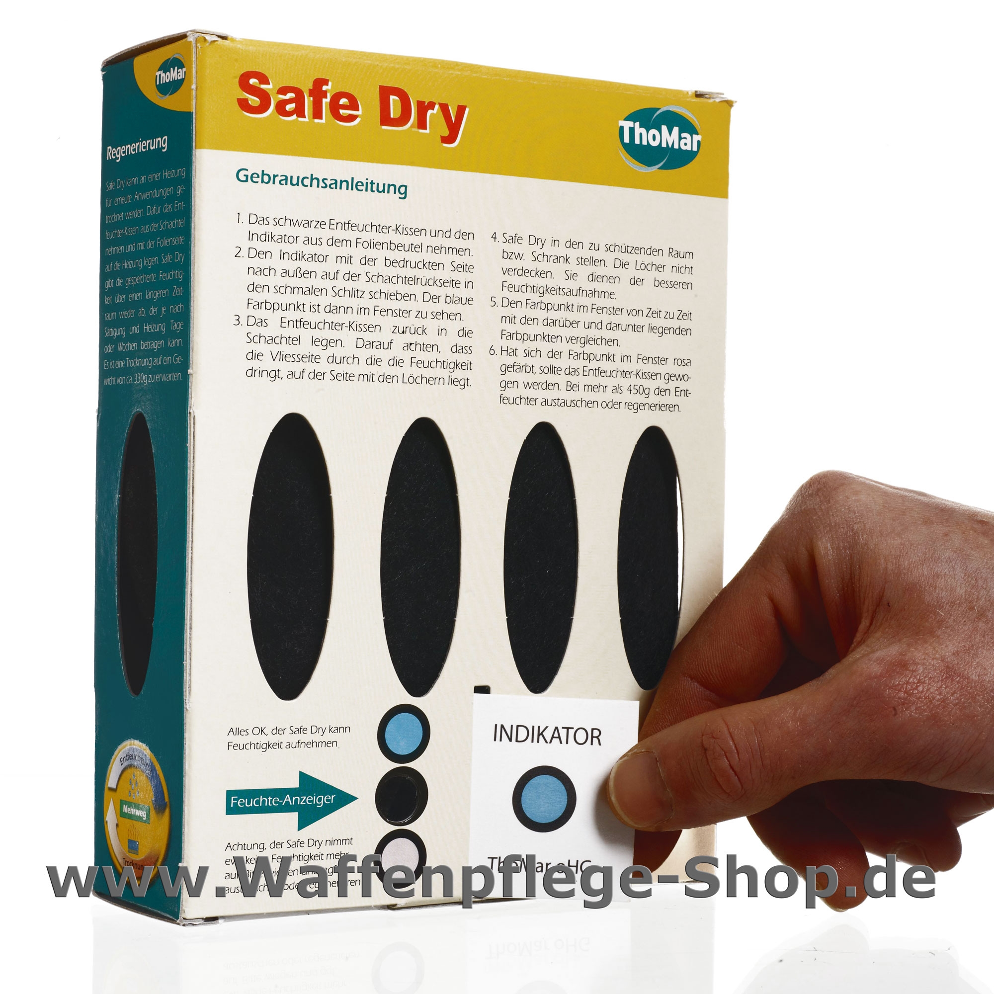 Safe Dry Entfeuchter für Waffenschränke