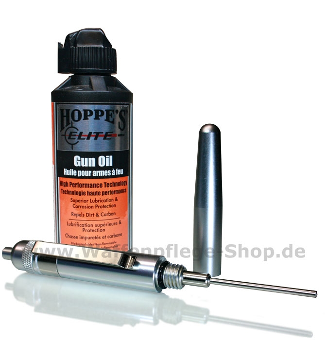 PräzisionsÖlstift und Hoppes Elite Gun Oil