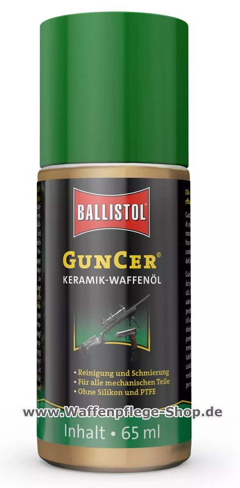 Ballistol Keramik-Waffenöl Flüssig Guncer (65 ml) günstig kaufen - Askari  Jagd-Shop