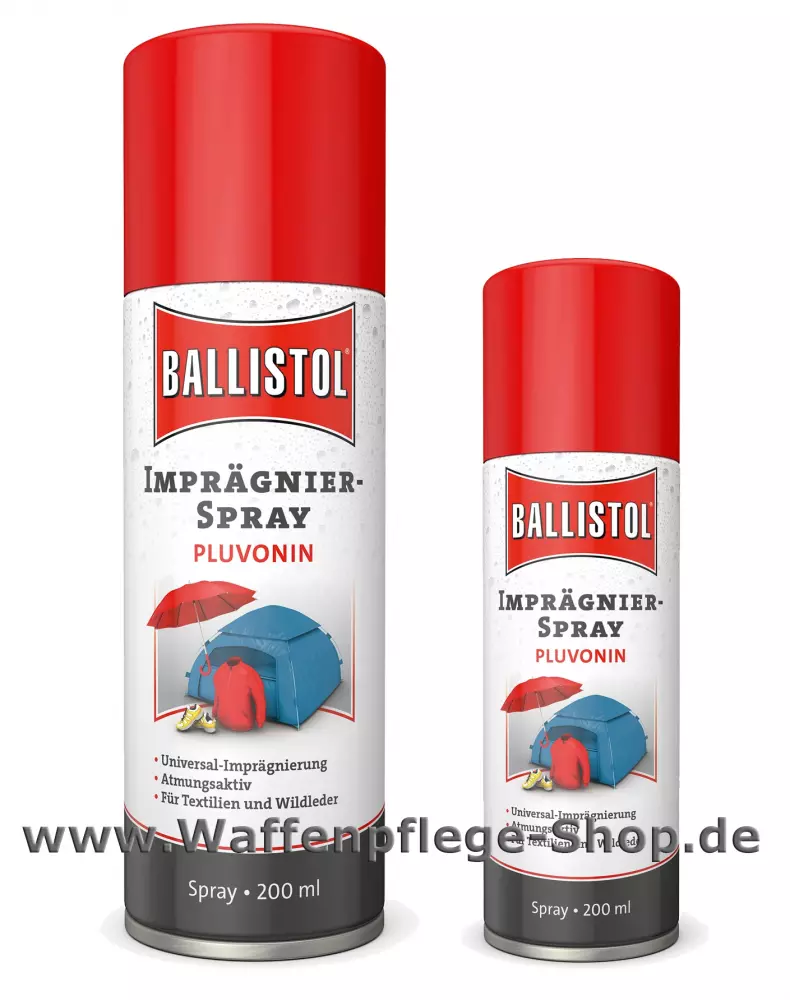 Pluvonin Imprägnierspray wasserabweisend und schmutzresistent