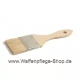 Flacher Reinigungspinsel mit breiten Naturborsten