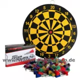 Dartscheibe + 100er Pack Federbolzen